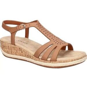 Easy Street Dorinda Women's Sandal COLOR TAN‎ SIZE 7 Narrow 7N NIB